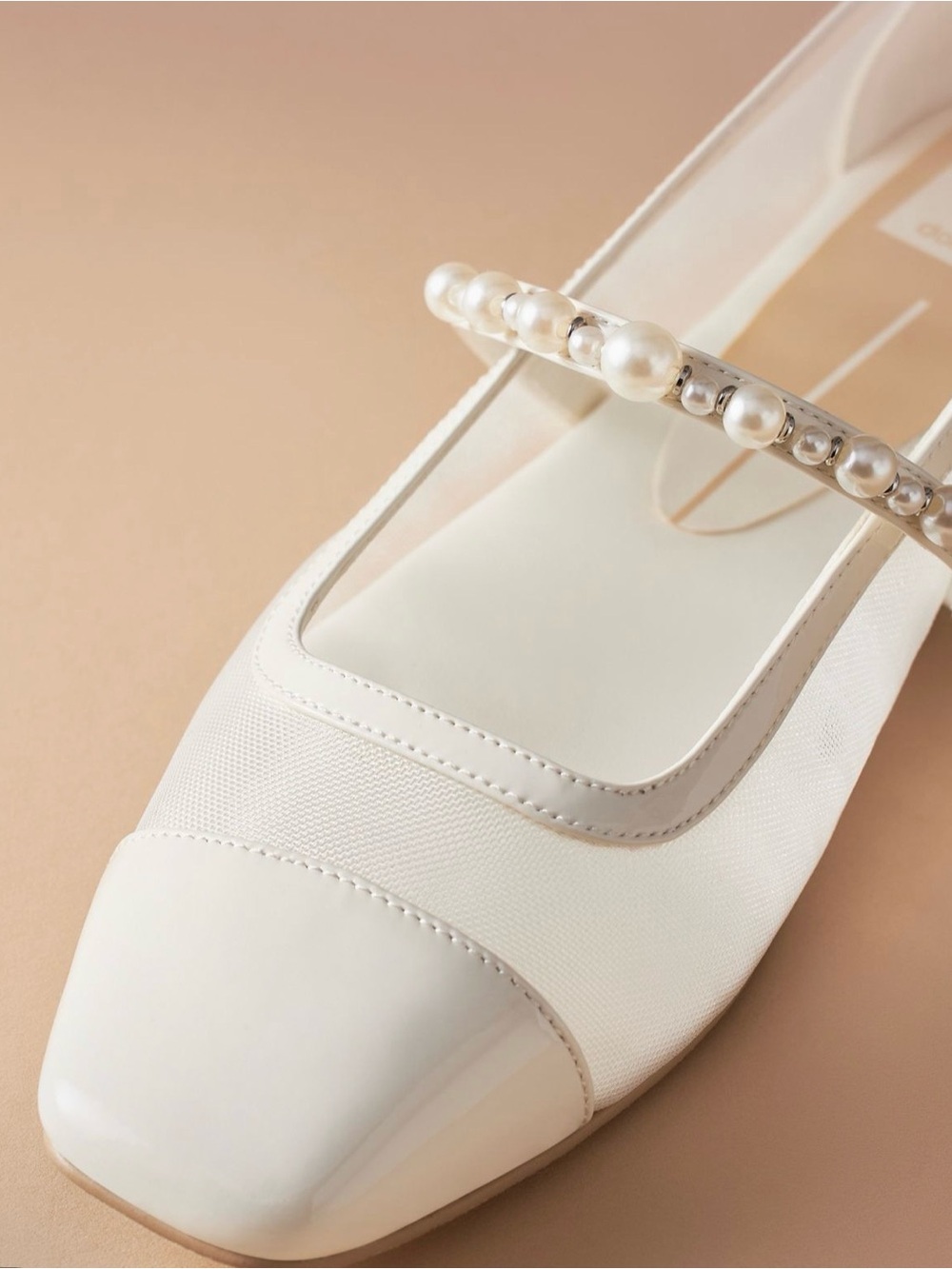 Dolce Vita Rollin Pearl Mesh Ballet Flats - Picture 2 of 9